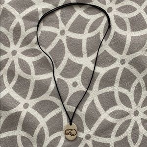 Sleeping cat adjustable necklace